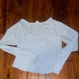 All In Motion Crop Top Light Blue Women's Top